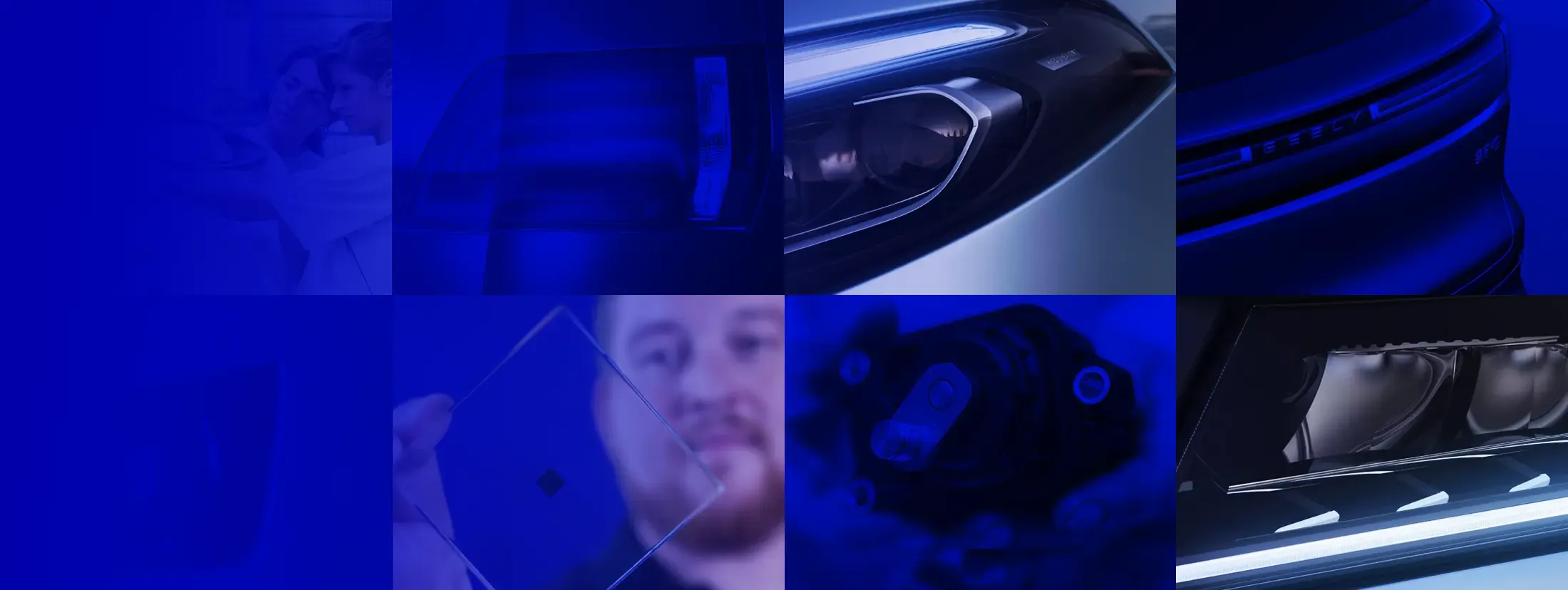Colour & intensity matching across headlamp LED clusters